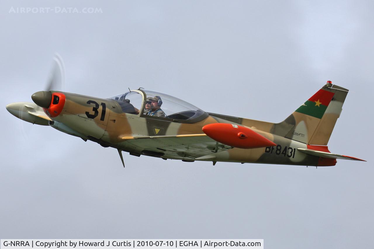 G-NRRA, 1968 SIAI-Marchetti SF-260W Warrior C/N 116, Privately owned. At the Dorset Air Races 2010. Race number 31. Painted in Burkina Faso marks as BF8431.
