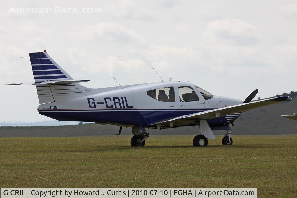 G-CRIL, 1976 Rockwell Commander 112B C/N 521, Privately owned.