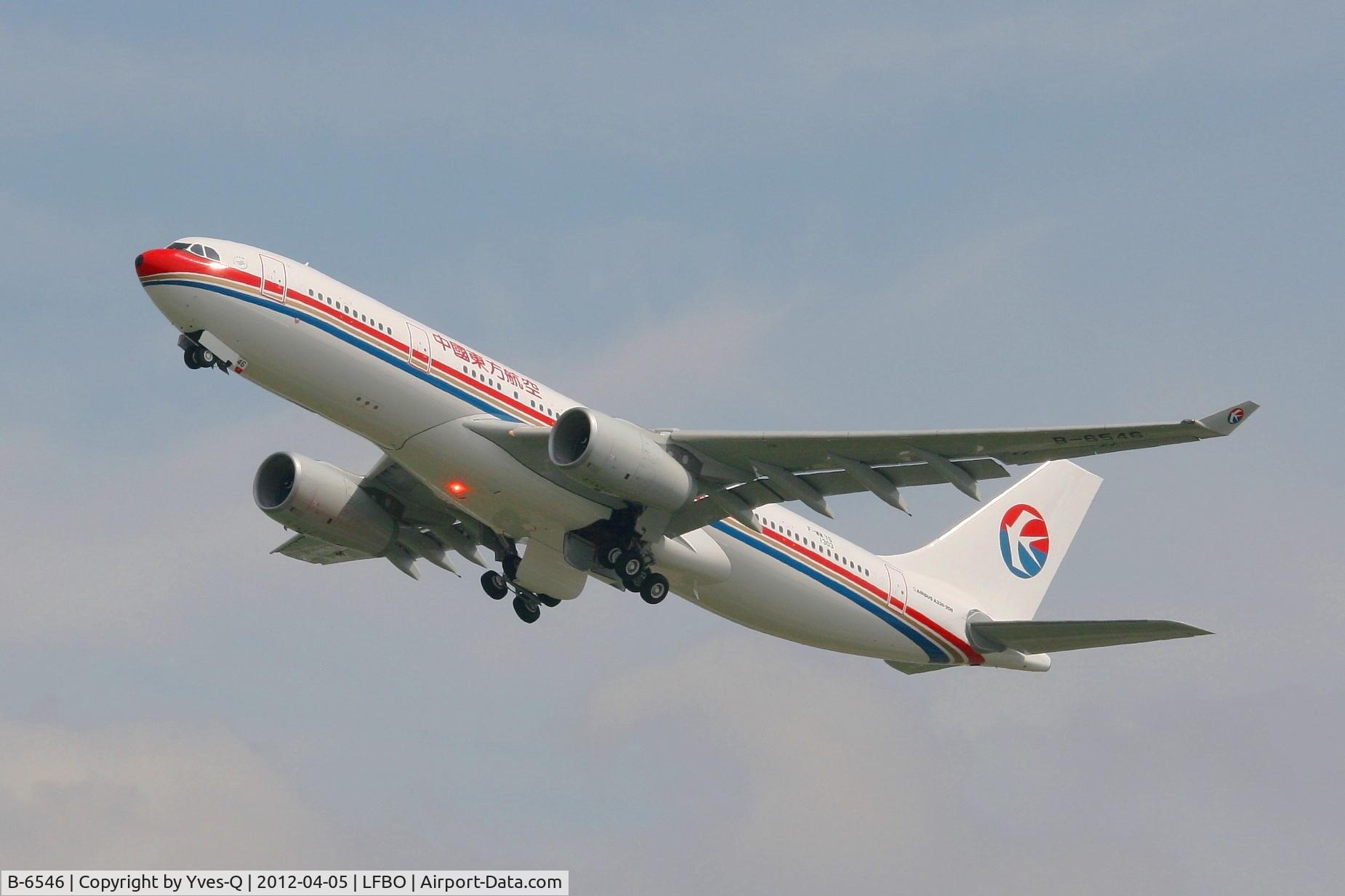 B-6546, 2012 Airbus A330-243 C/N 1303, the last test flight, before delivery to China Eastern Airlines, of Airbus A330-243, Toulouse Blagnac Airport (LFBO-TLS)