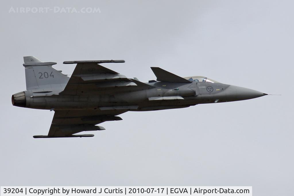 39204, Saab JAS-39A Gripen C/N 39204, At RIAT 2010. Swedish Air Force.
