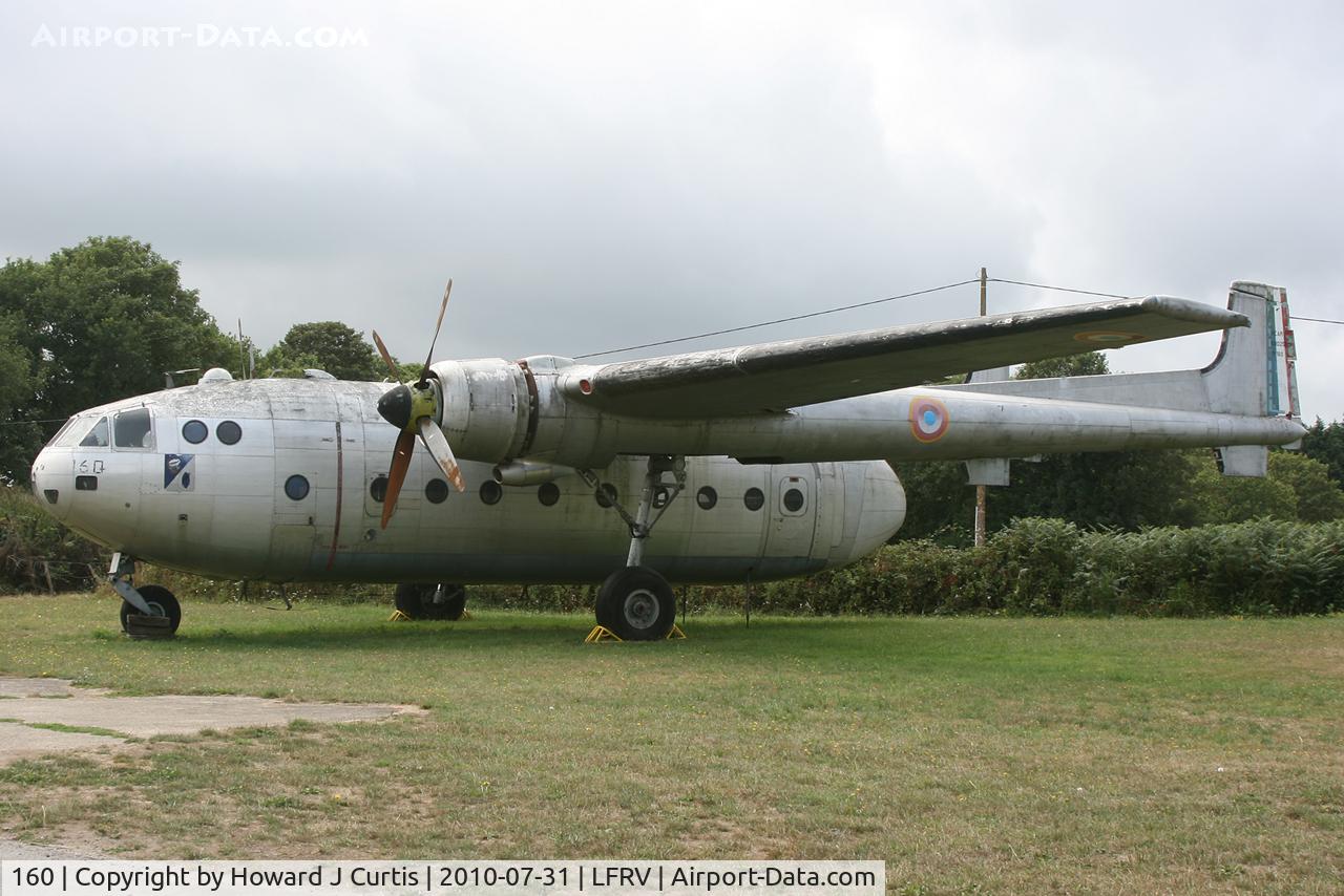 160, Nord N-2501 Noratlas C/N 160, Preserved with the Ailes Anciennes Armorique.