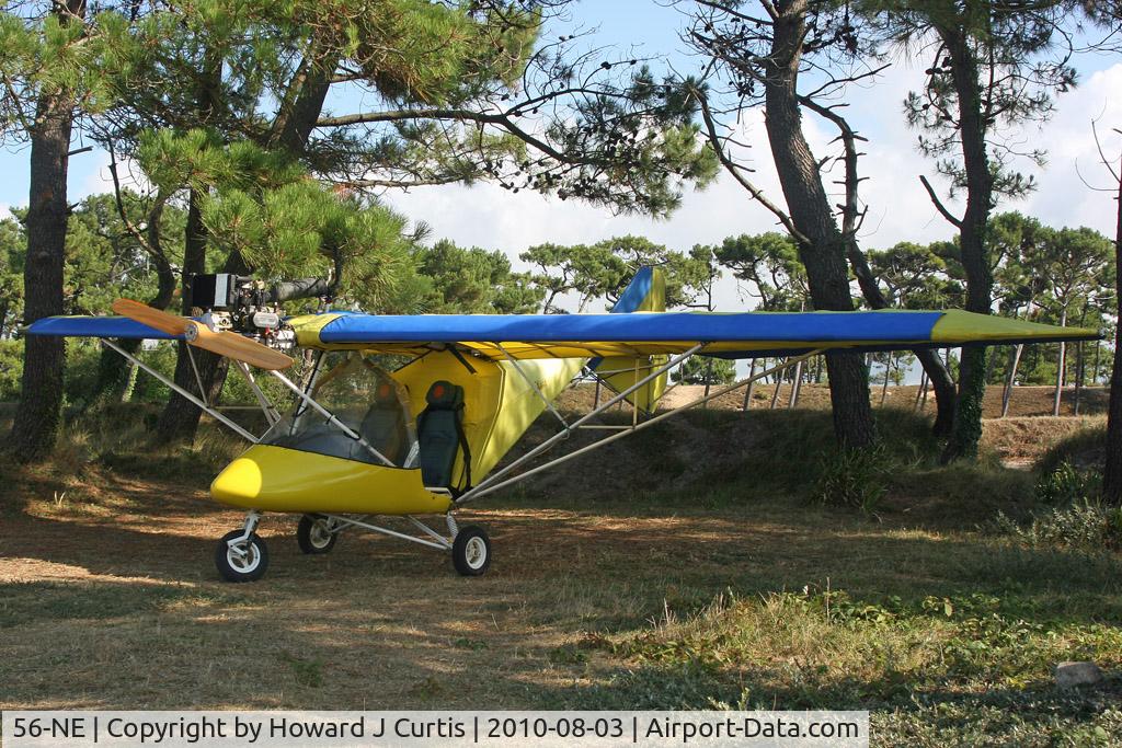 56-NE, Raj Hamsa X-Air C/N Not found 56-NE, Privately owned. At the microlight strip at Plouharnel, France.