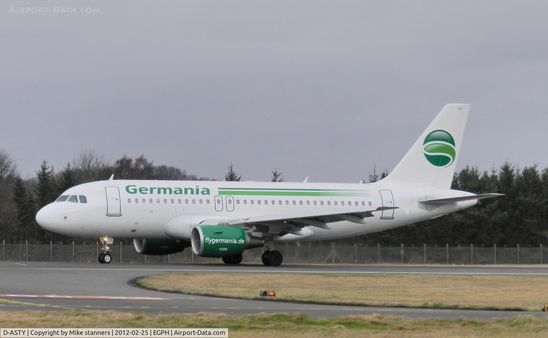 D-ASTY, 2008 Airbus A319-112 C/N 3407, 