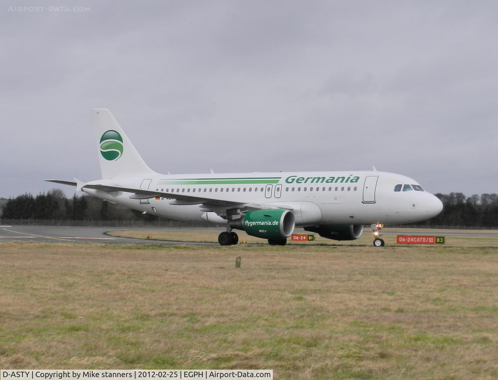 D-ASTY, 2008 Airbus A319-112 C/N 3407, 