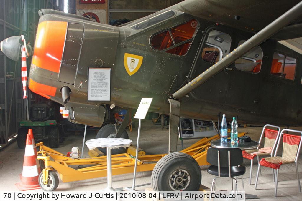 70, Max Holste MH.1521M Broussard C/N 70, Coded 10-KE. Preserved with the Ailes Anciennes Armorique.