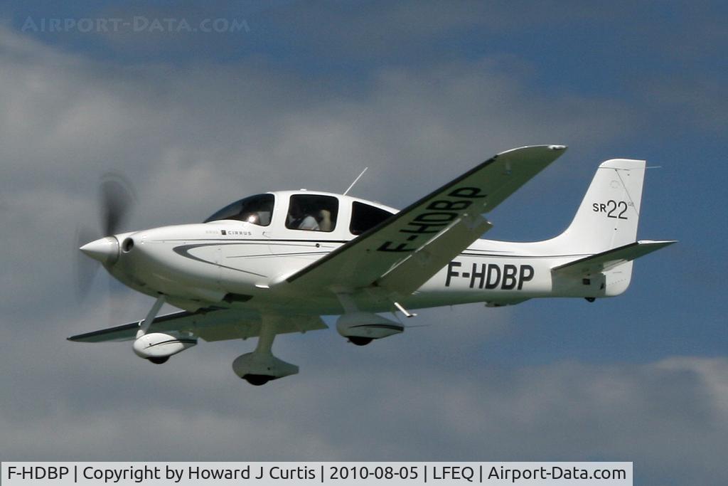 F-HDBP, Cirrus SR22 C/N 3483, Privately owned.