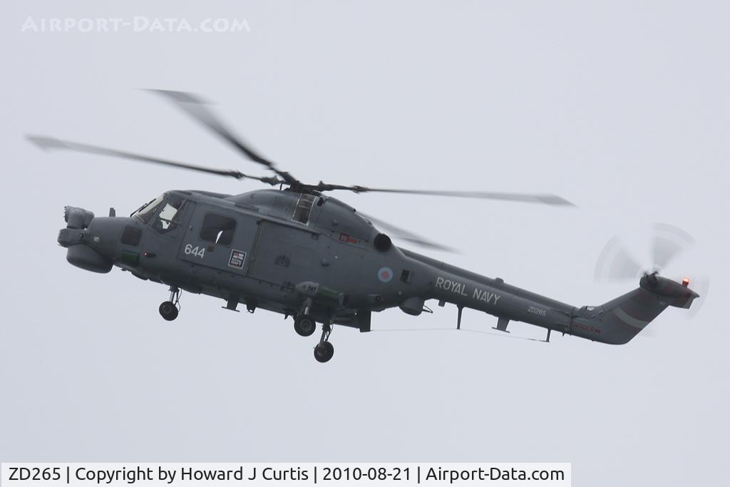 ZD265, 1983 Westland Lynx HMA.8 C/N 303, At the Bournemouth Air Festival. 644/702 NAS.