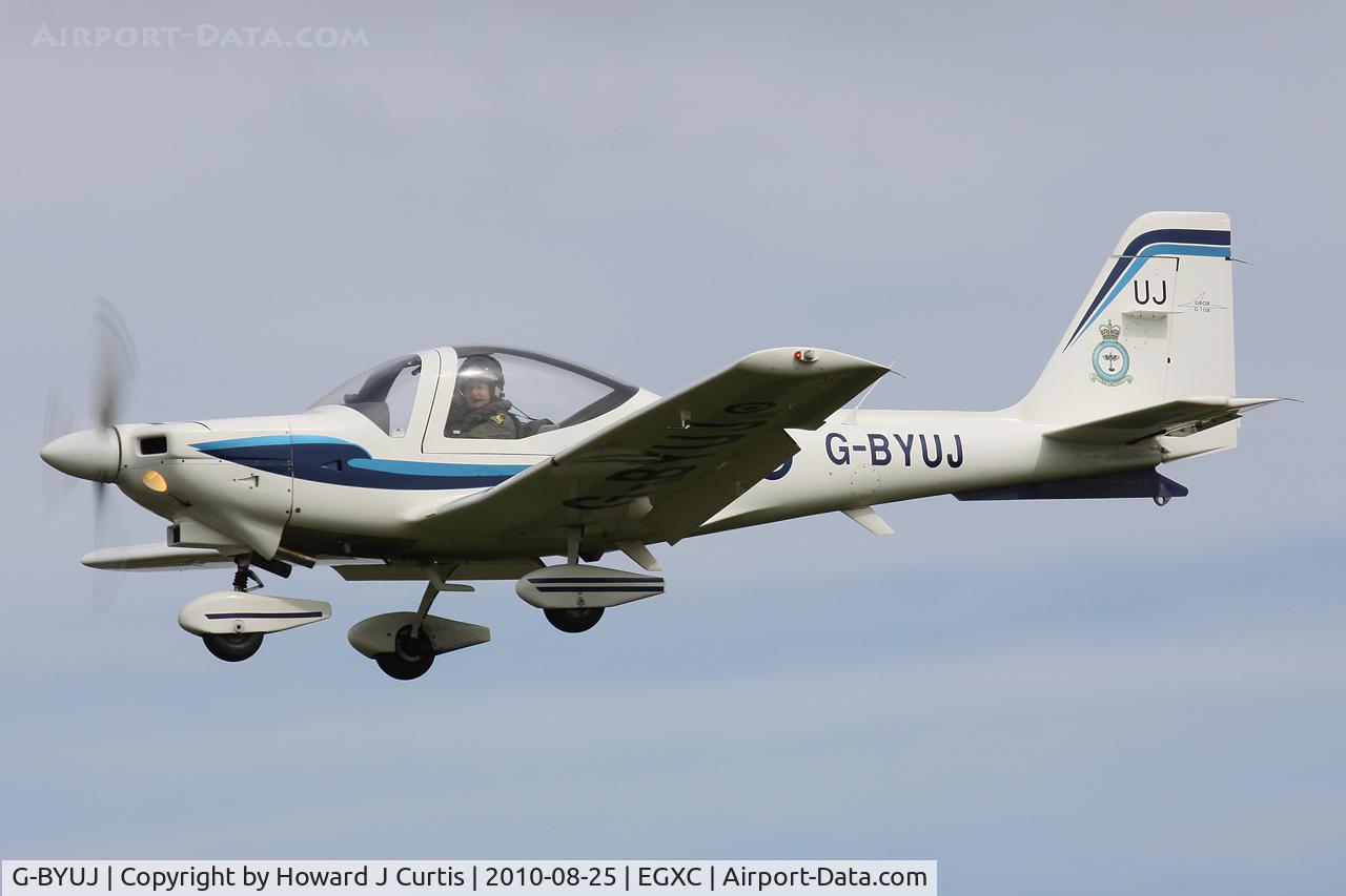 G-BYUJ, 1999 Grob G-115E Tutor T1 C/N 82095/E, No 1 EFTS.