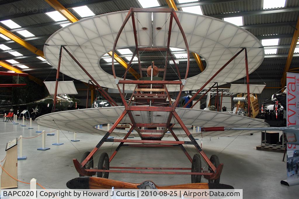 BAPC020, 1964 Lee-Richards Annular replica C/N BAPC.020, On display at the Newark Air Museum.