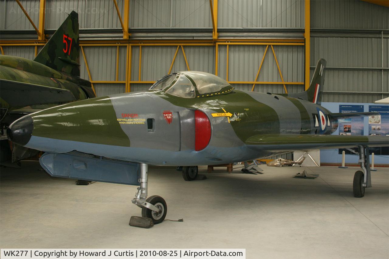 WK277, Supermarine Swift FR.5 C/N Not found WK277, On display at the Newark Air Museum.