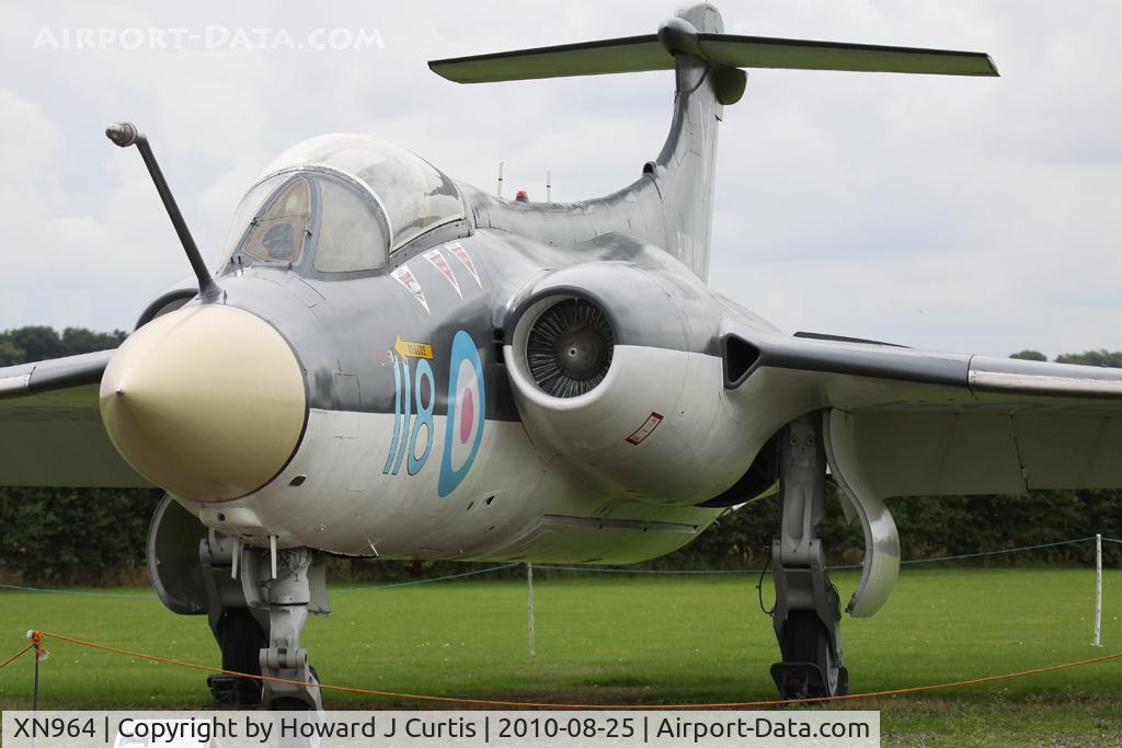 XN964, 1963 Blackburn Buccaneer S.1 C/N B3-19-62, On display at the Newark Air Museum.