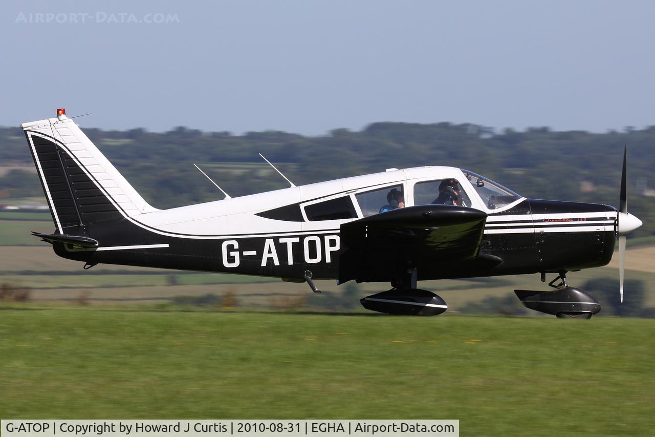 G-ATOP, 1966 Piper PA-28-140 Cherokee C/N 28-21682, Privately owned.