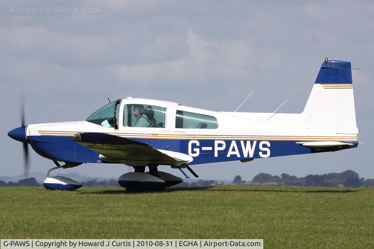 G-PAWS, 1979 Gulfstream American AA-5A Cheetah C/N AA5A-0806, Privately owned.
