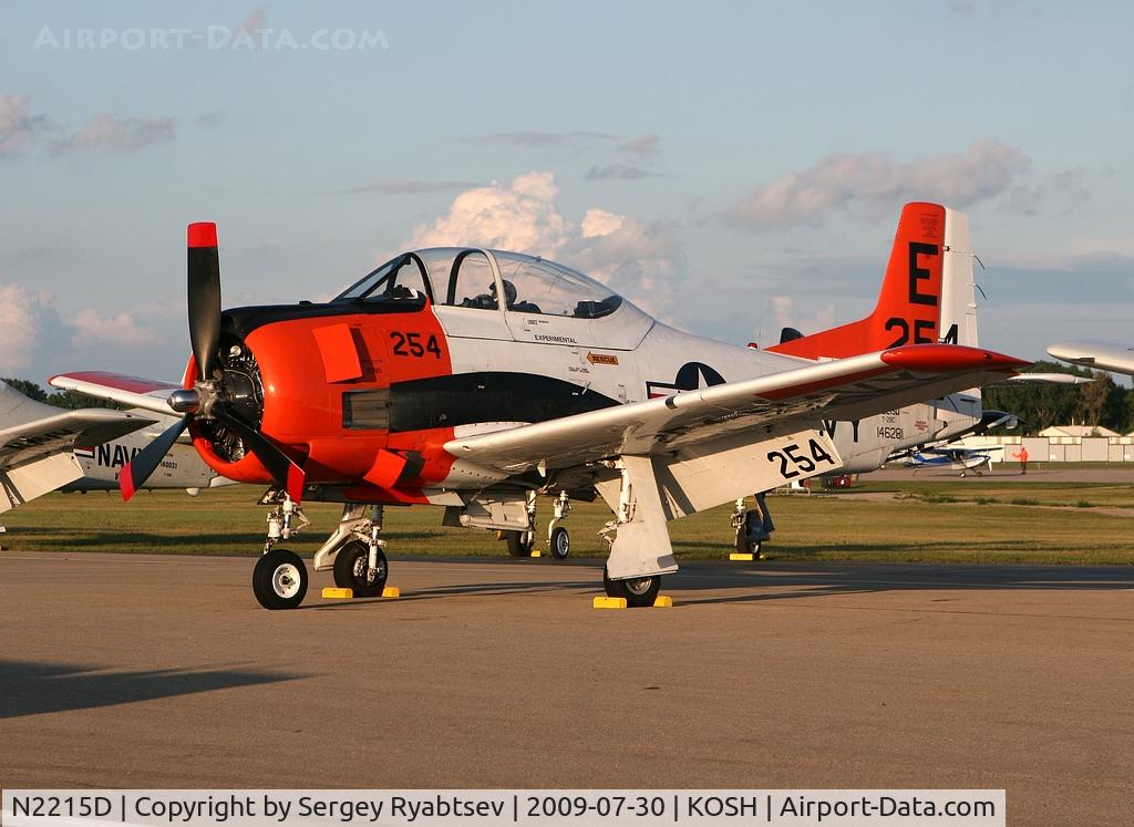 N2215D, 1957 North American T-28C Trojan C/N 252-44 (146281), AirVenture 2009