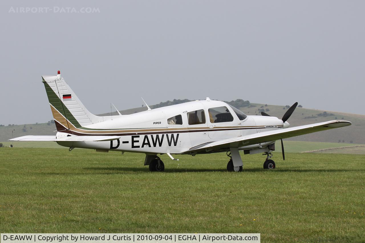 D-EAWW, 1978 Piper PA-28R-201 Cherokee Arrow III C/N 28R-7837199, Privately owned.