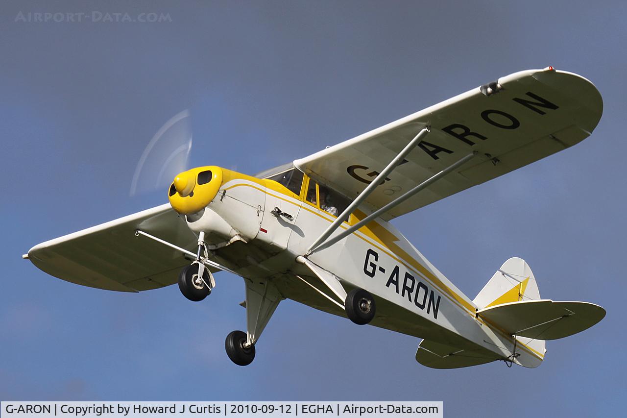 G-ARON, 1961 Piper PA-22-108 Colt Colt C/N 22-8822, Privately owned.