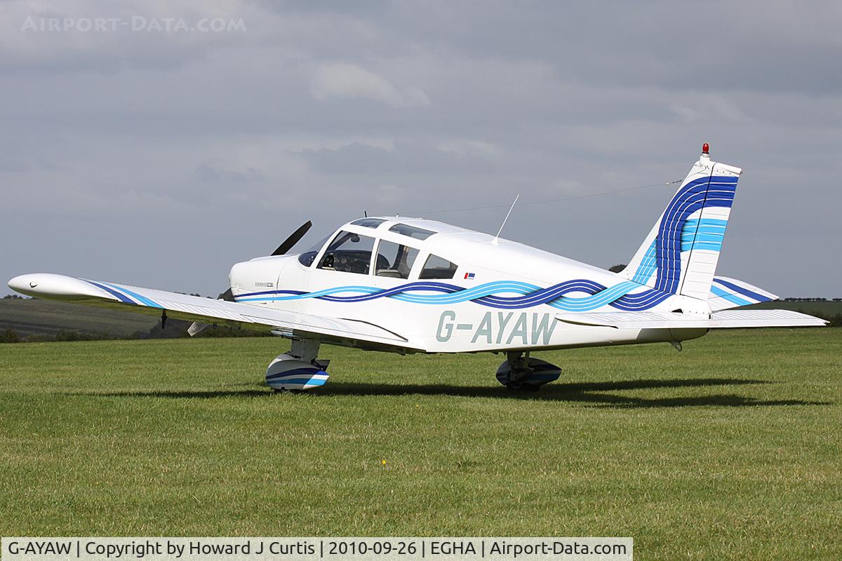 G-AYAW, 1970 Piper PA-28-180 Cherokee C/N 28-5805, Privately owned.