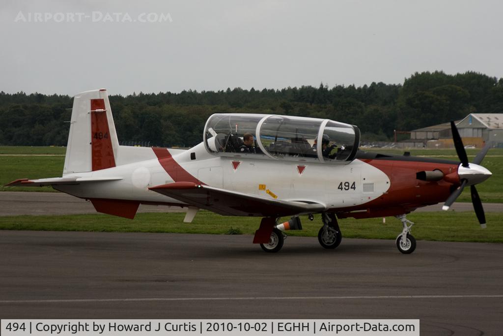 494, 2010 Raytheon T-6A Efroni C/N PI-13, Caught on delivery.
