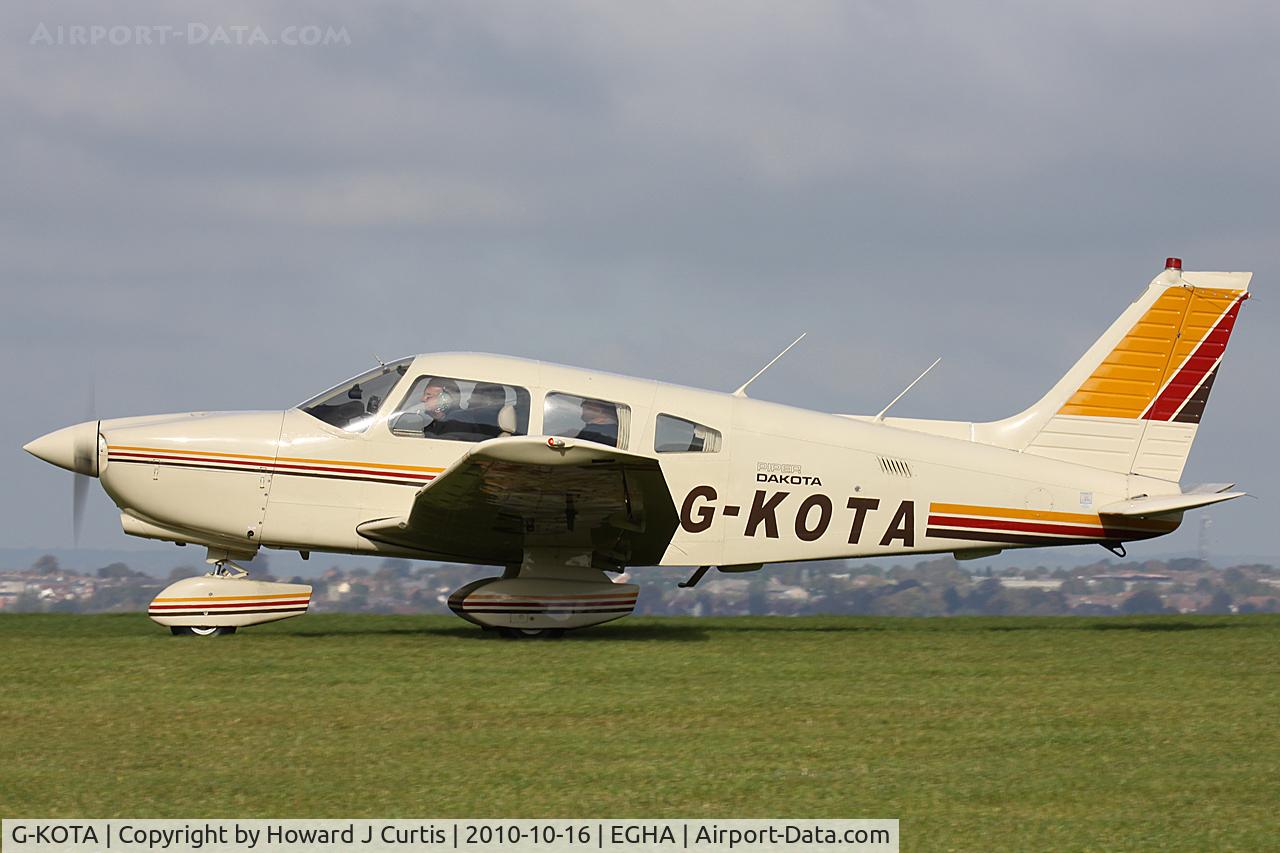 G-KOTA, 1980 Piper PA-28-236 Dakota C/N 28-8011044, Privately owned.