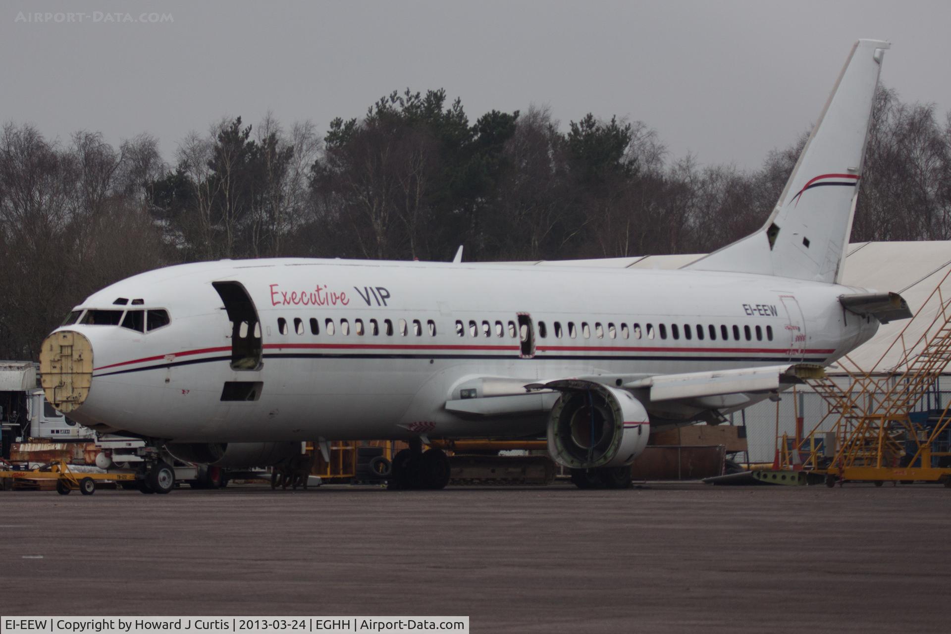 EI-EEW, 1987 Boeing 737-375 C/N 23808, 'Executive VIP' titles. Being broken up.
