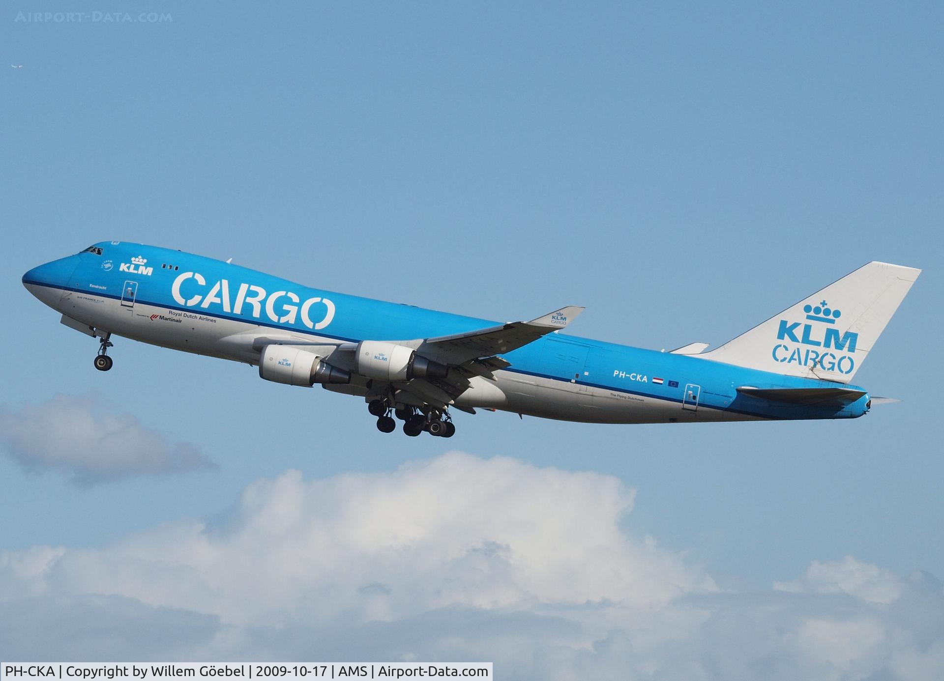 PH-CKA, 2003 Boeing 747-406F/ER/SCD C/N 33694, Take off from runway 24 of Schiphol Airport