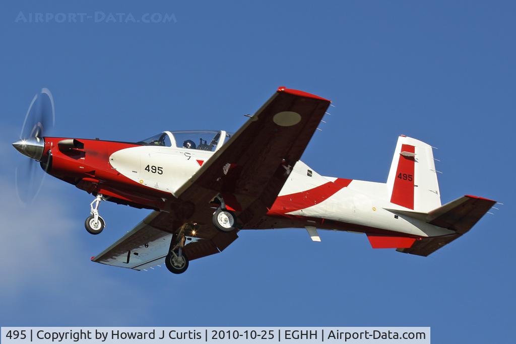 495, 2010 Raytheon T-6A Efroni C/N PI-14, Caught on delivery.