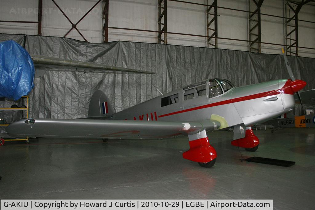G-AKIU, 1948 Percival P-44 Proctor 5 C/N AE129, Preserved at AIRBASE.
