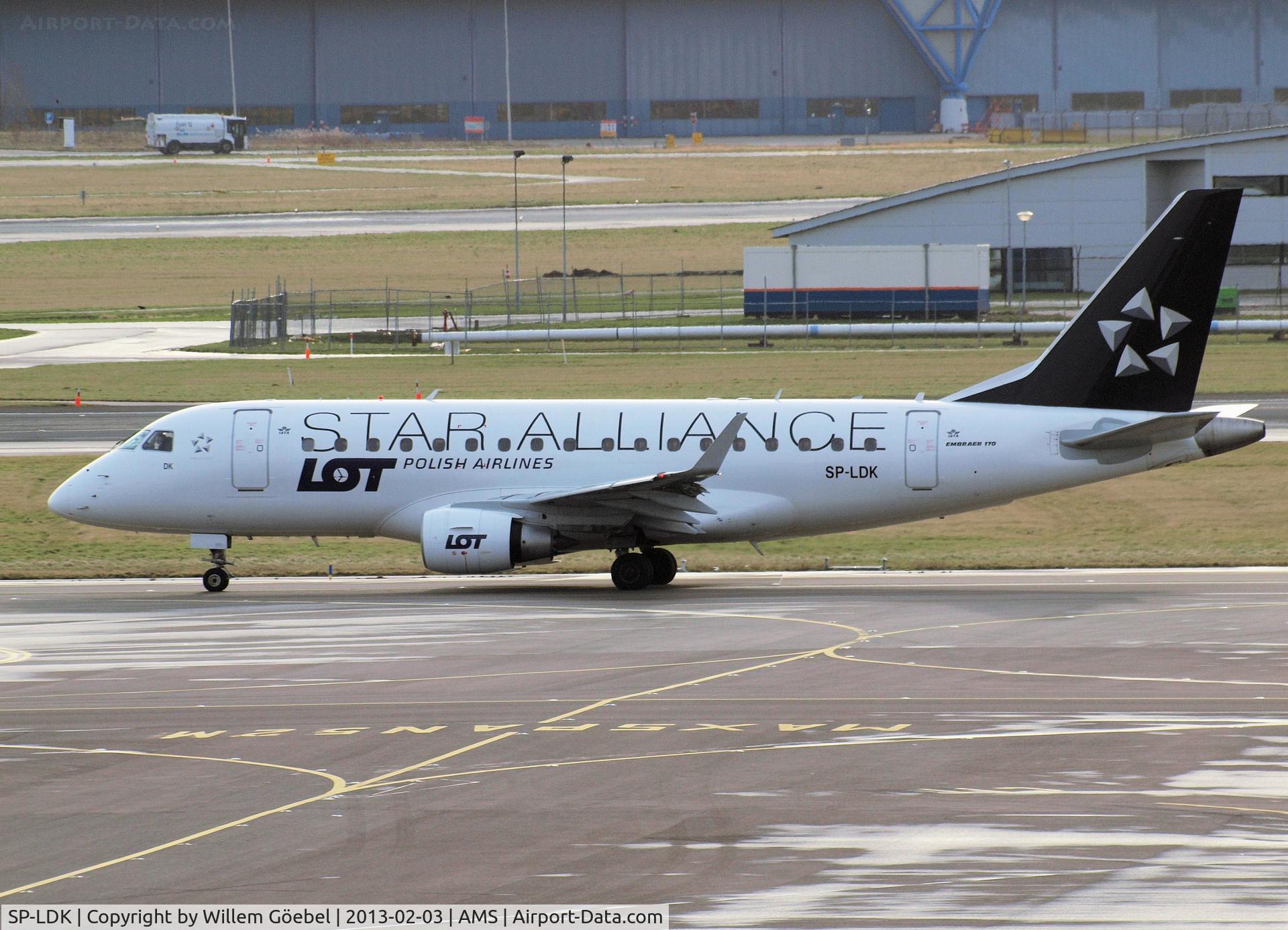 SP-LDK, 2005 Embraer 170LR (ERJ-170-100LR) C/N 17000074, Taxi to runway 24 for take off
