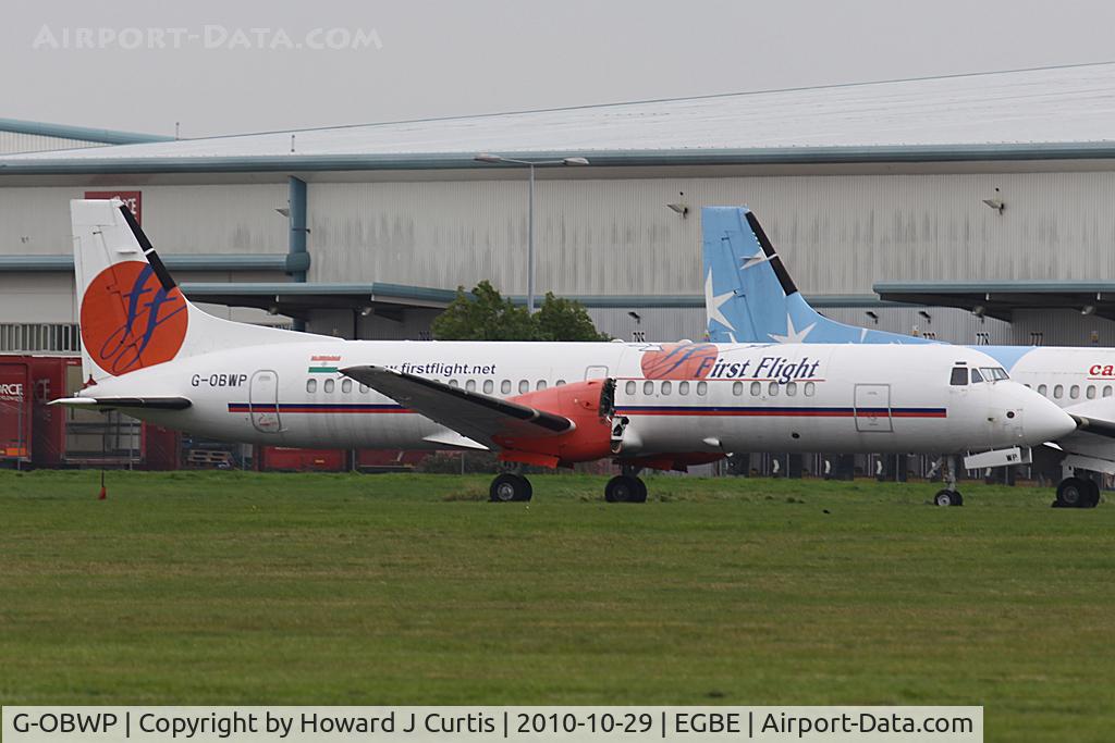 G-OBWP, 1992 British Aerospace ATP C/N 2051, First Flight colours, in store.
