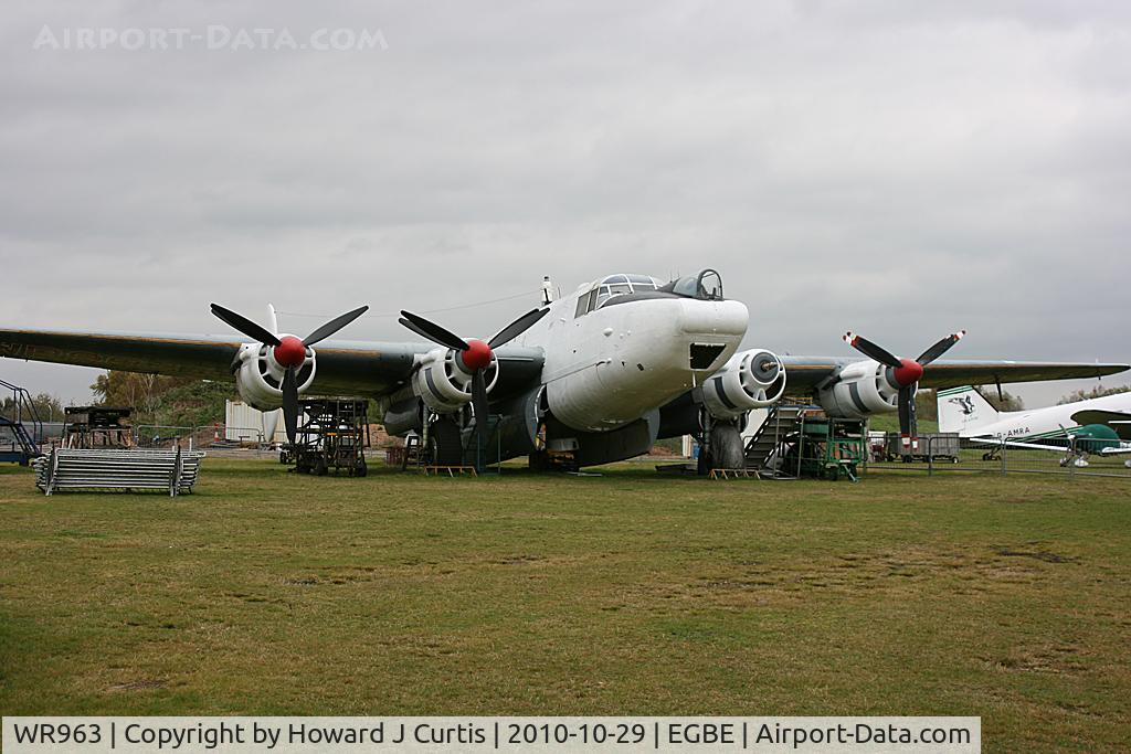 WR963, 1954 Avro 696 Shackleton AEW.2 C/N Not found WR963, Recently registered as G-SKTN. At AIRBASE here.