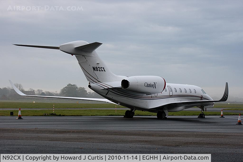 N92CX, 2009 Cessna 750 Citation X Citation X C/N 750-0301, Corporate.
