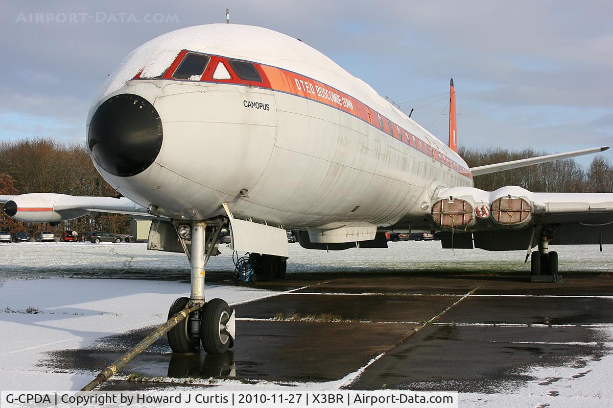 G-CPDA, 1963 De Havilland DH.106 Comet 4C C/N 6473, Painted as XS235. Bruntingthorpe, Leics.