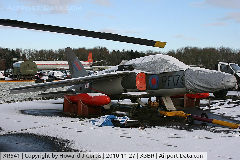 XR541, 1963 Hawker Siddeley Gnat T.1 C/N FL552, Painted as PF179. Now moved to North Weald. Bruntingthorpe, Leics.