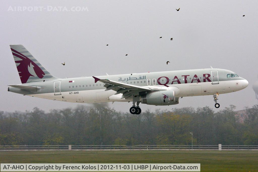 A7-AHO, 2011 Airbus A320-232 C/N 4810, Ferihegy