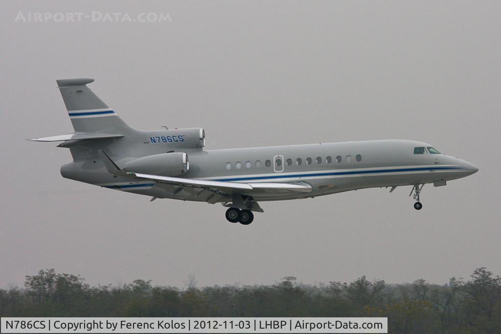 N786CS, 2008 Dassault Falcon 7X C/N 31, Ferihegy