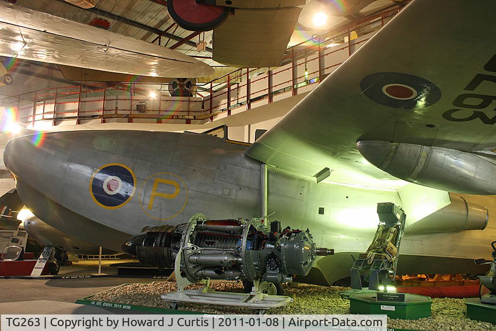 TG263, 1947 Saunders-Roe SR.A.1 C/N G-12-1, Preserved at the Solent Sky Museum, Southampton.