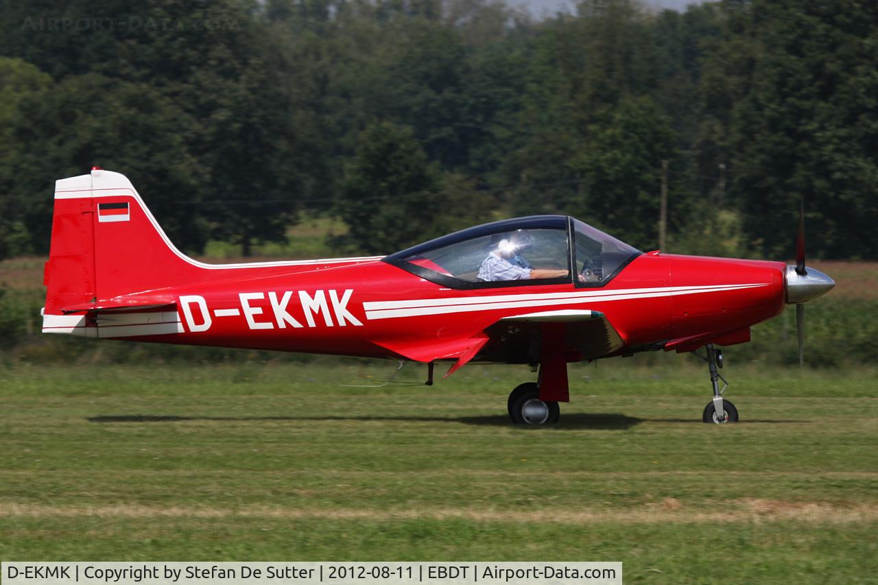 D-EKMK, 1962 Aeromere F-8L Falco III C/N 232, Schaffen Fly In 2012.