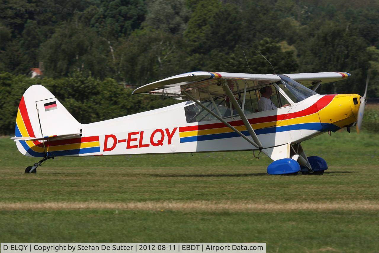D-ELQY, Piper PA-19 Super Cub C/N 18-3083, Schaffen Fly In 2012.