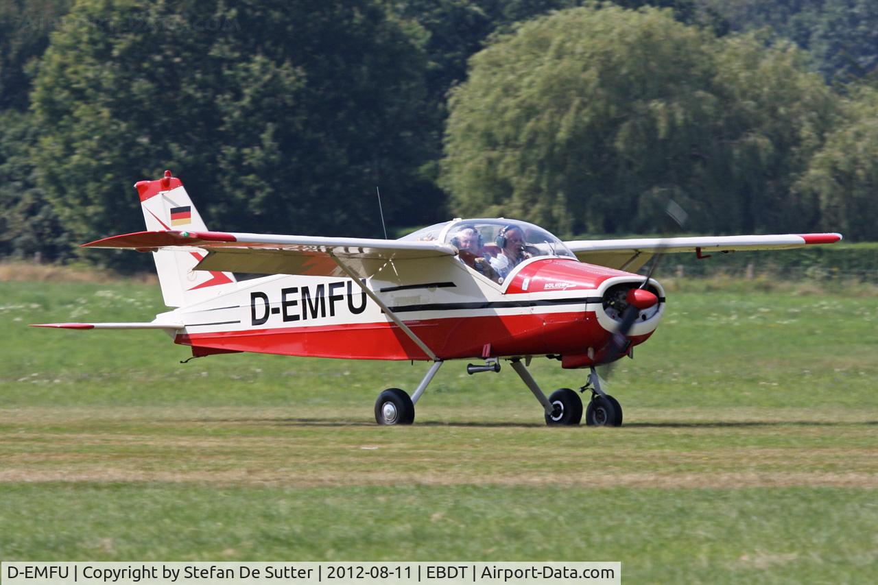 D-EMFU, 1965 Bolkow Bo-208C Junior C/N 574, Schaffen Fly In 2012.