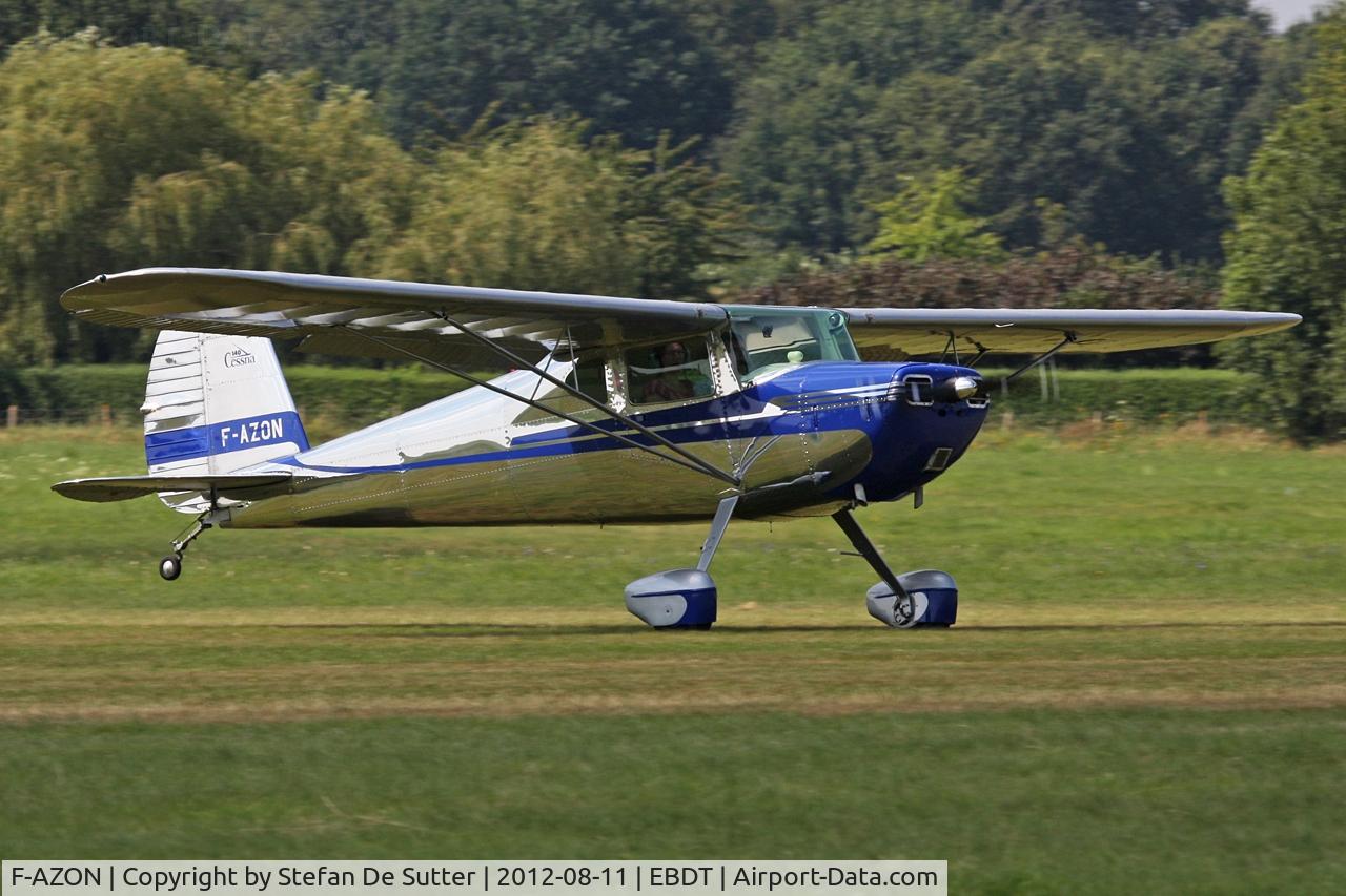F-AZON, 1947 Cessna 140 C/N 12839, Schaffen Fly In 2012.