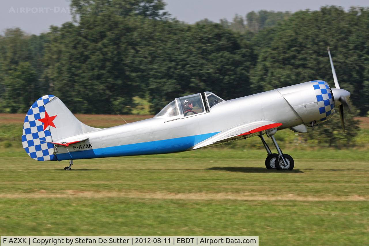 F-AZXK, 1986 Yakovlev Yak-50 C/N 863211, Schaffen Fly In 2012.