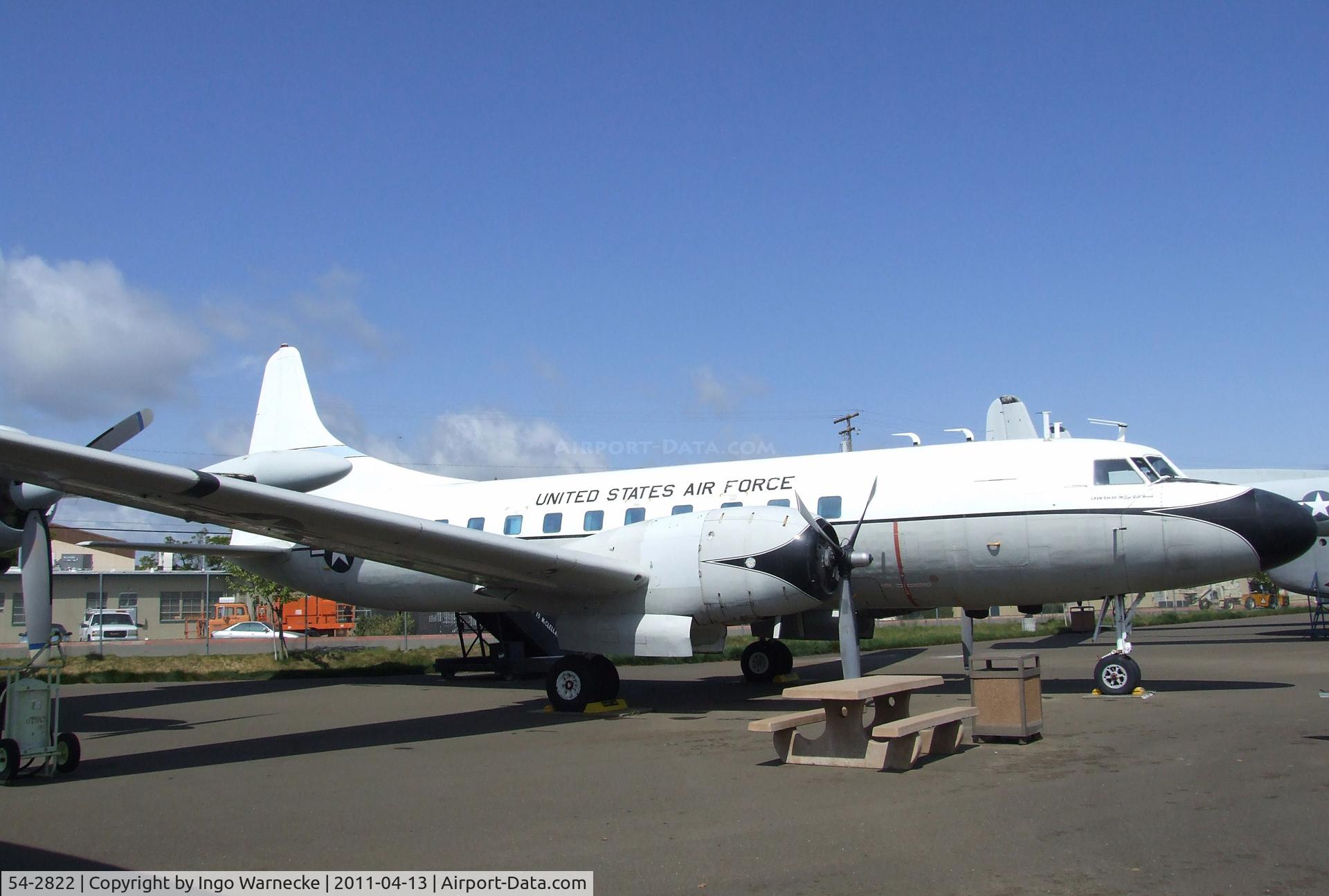 54-2822, 1954 Convair C-131D Samaritan C/N 232, Convair VC-131D Samaritan at the Aerospace Museum of California, Sacramento CA