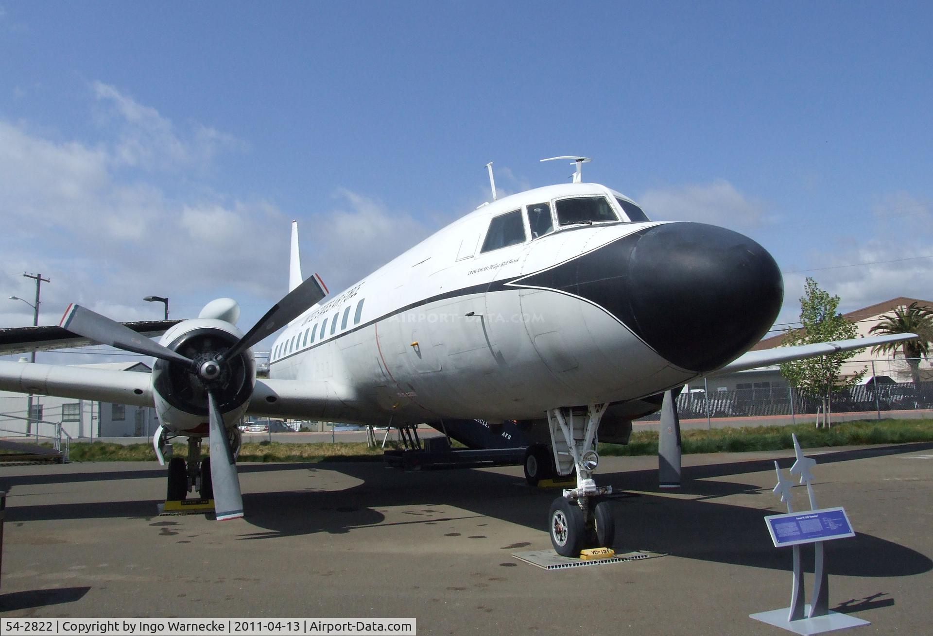 54-2822, 1954 Convair C-131D Samaritan C/N 232, Convair VC-131D Samaritan at the Aerospace Museum of California, Sacramento CA