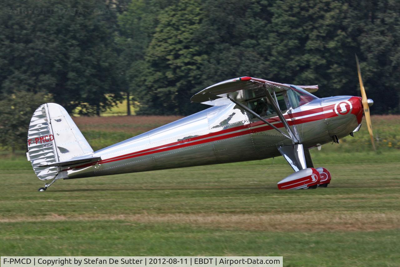 F-PMCD, 1939 Luscombe 8A C/N 895, Schaffen Fly In 2012.