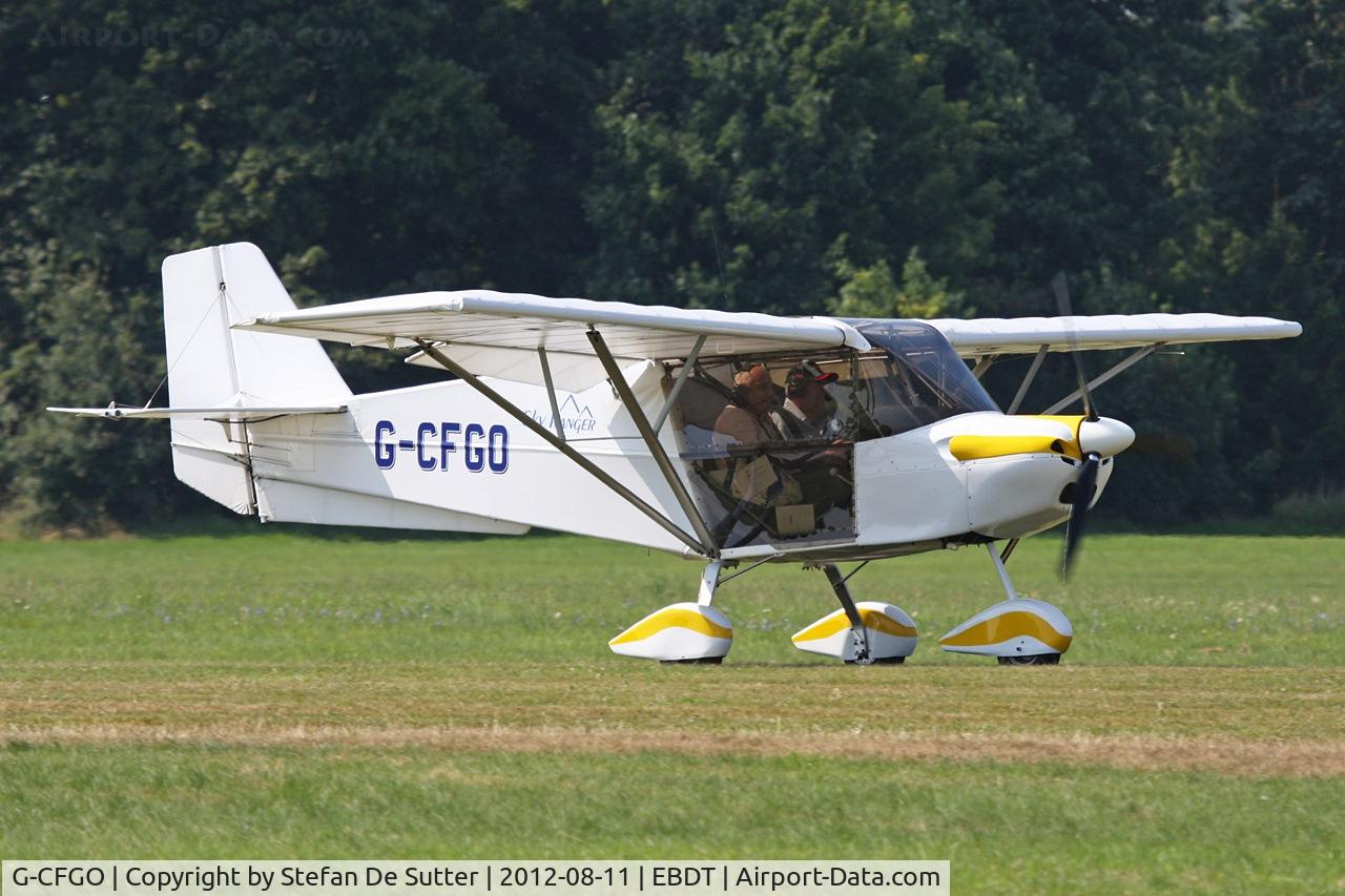 G-CFGO, 2008 Skyranger Swift 912S(1) C/N BMAA/HB/574, Schaffen Fly In 2012.