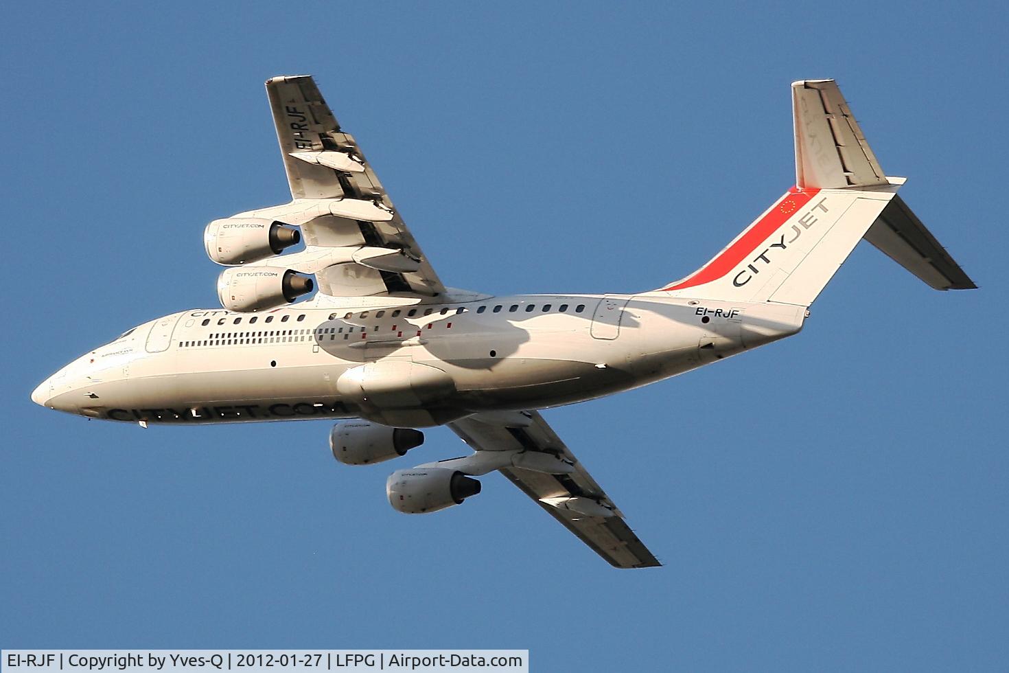 EI-RJF, 1998 British Aerospace Avro 146-RJ85A C/N E2337, BAe Avro RJ85, Cityjet,  Roissy Charles De Gaulle Airport (LFPG-CDG)