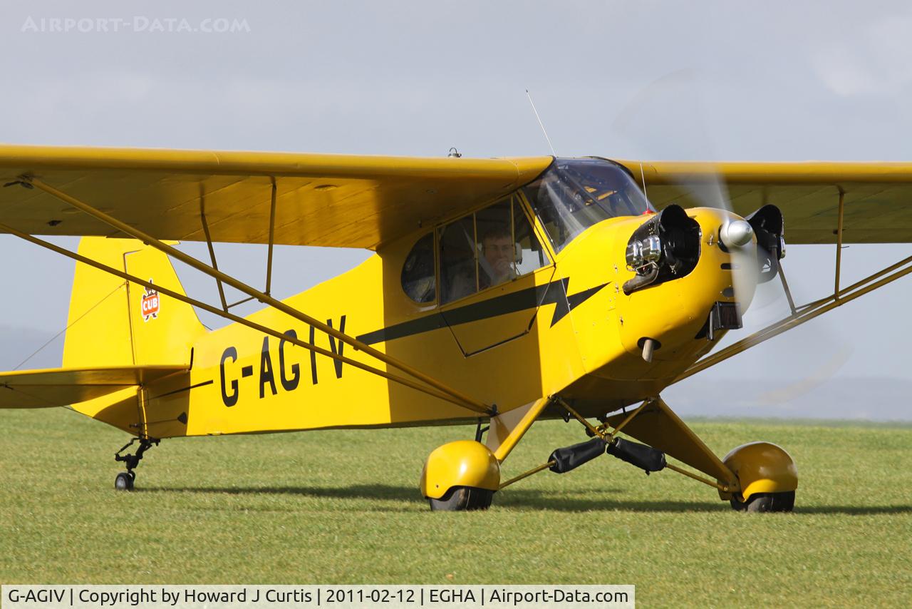 G-AGIV, 1944 Piper L-4J Grasshopper (J3C-65D) C/N 12676, Privately owned.