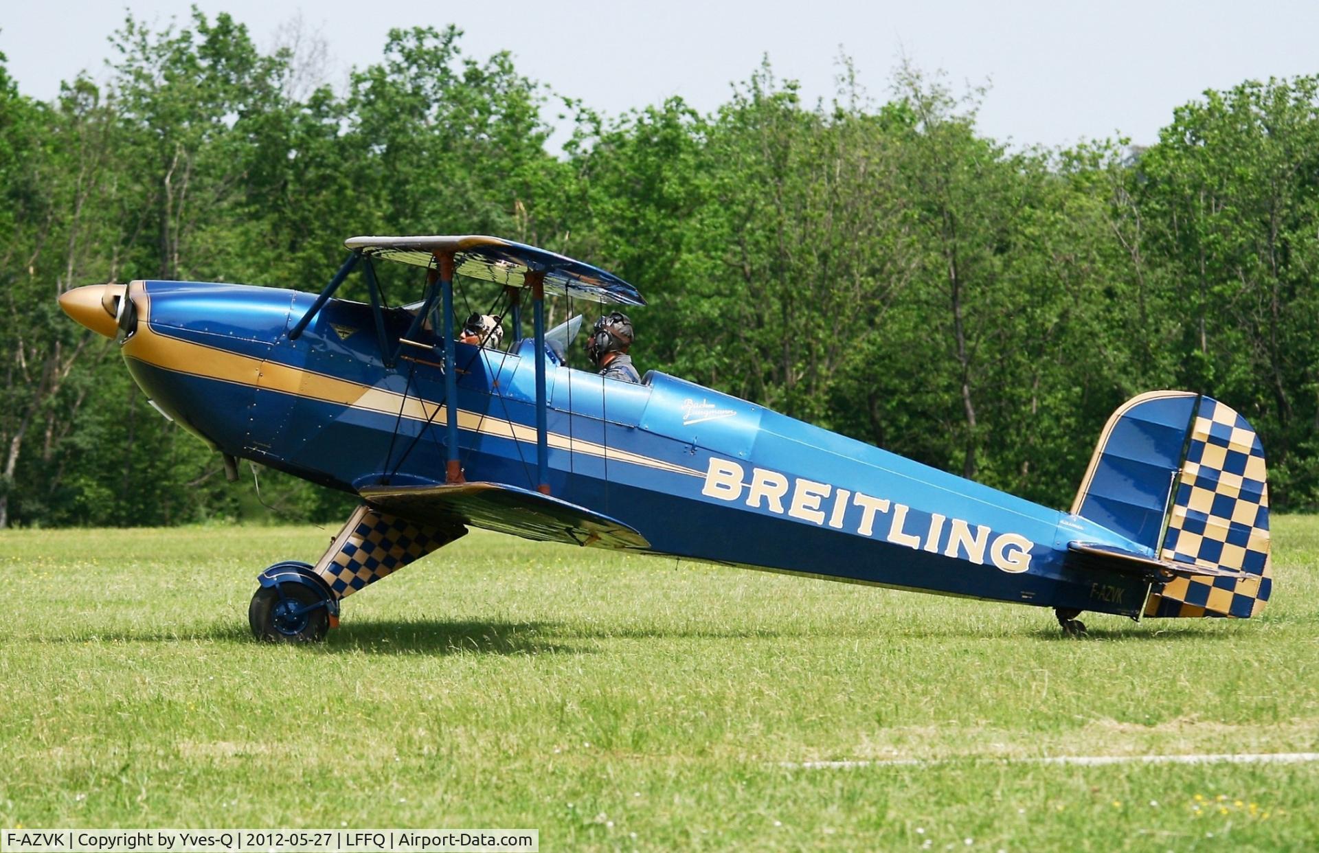 F-AZVK, 1935 Bucker Bu-131 Jungmann C/N 27, Bücker Bu 131B Jungmann, La Ferté-Alais Airfield (LFFQ) Air Show (Le Temps Des Hélices)