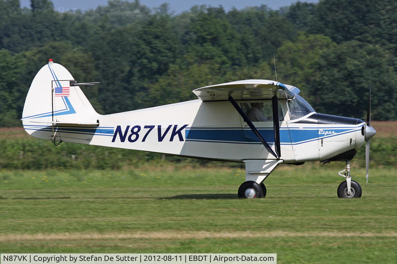 N87VK, 1960 Piper PA-22-108 Colt Colt C/N 22-8879, Schaffen Fly In 2012.