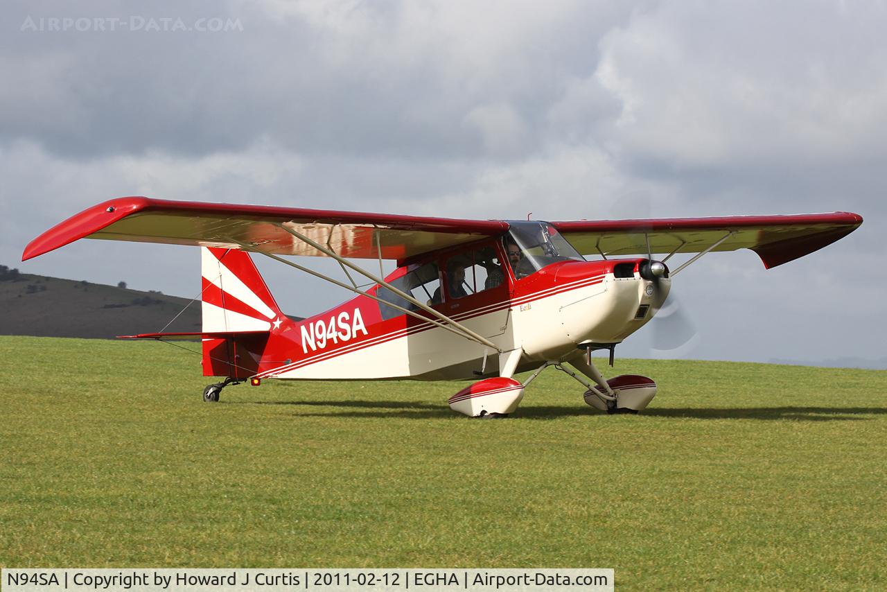 N94SA, 1965 Champion 7ECA Citabria C/N 227, Privately owned. A resident here.